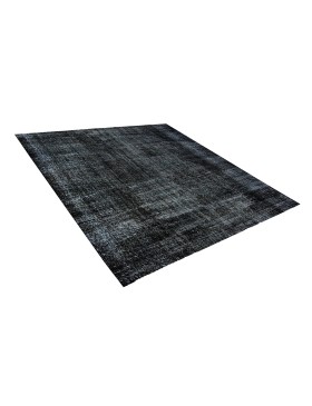 Schwarz Türkei Vintage Teppich  185 x 185 cm