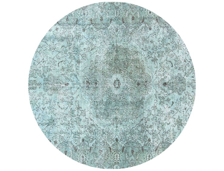  Tyrkiet Vintagetæppe 185 x 185 cm
