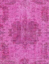 Rosa Turkiet vintage matta  152 x 152 cm