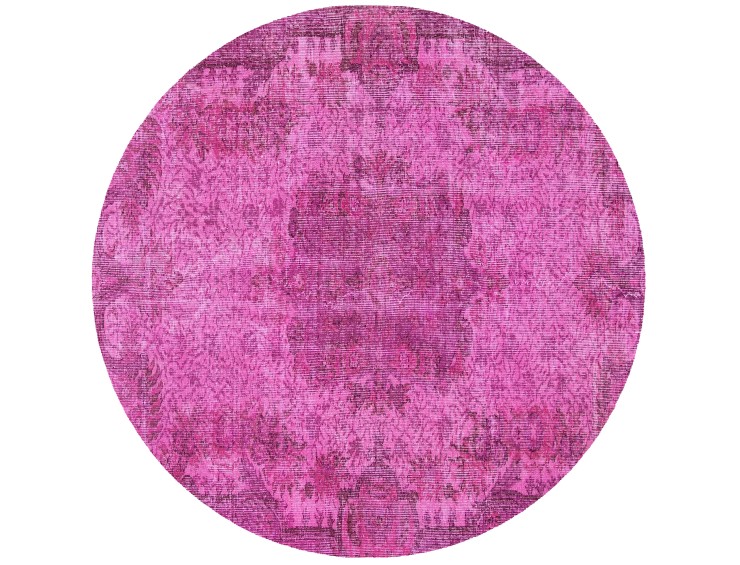 Rose Tyrkiet Vintagetæppe  152 x 152 cm