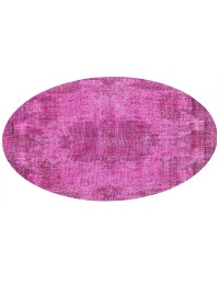 Rosa Turkiet vintage matta  152 x 152 cm