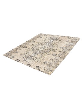 Beige Turco Tappeto vintage  168 x 168 cm