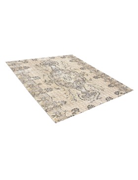 Beige Turco Tappeto vintage  168 x 168 cm
