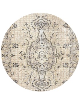 Beige Türkei Vintage Teppich  168 x 168 cm