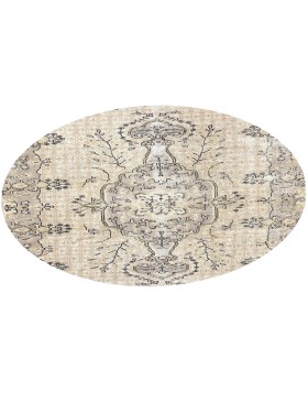 Beige Türkei Vintage Teppich  168 x 168 cm