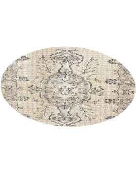 Beige Türkei Vintage Teppich  168 x 168 cm