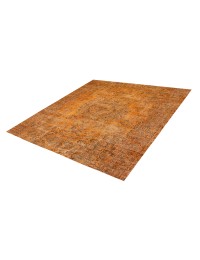 Arancione Turco Tappeto vintage 165 x 165 cm - view 1