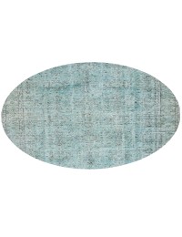 Blå Tyrkiet Vintagetæppe 160 x 160 cm - view 2