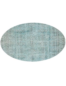 Blå Turkiet vintage matta  160 x 160 cm