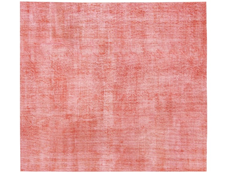 Rød Tyrkiet Vintagetæppe 172 x 172 cm