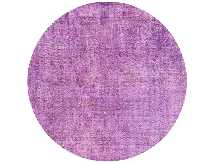 Lilla Tyrkiet Vintagetæppe  196 x 196 cm