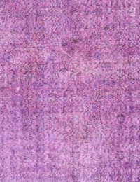 Lila Turkiet vintage matta  196 x 196 cm