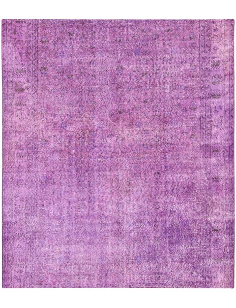 Lila Türkei Vintage Teppich 250 x 196 cm