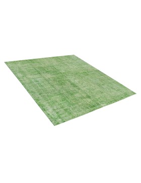 Verde Turquía Alfombra vintage 140 x 140 cm - view 3