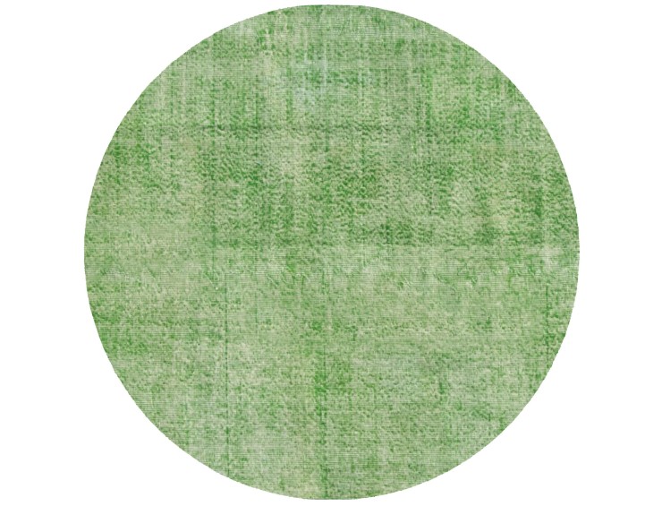 Grün Türkei Vintage Teppich  140 x 140 cm