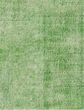 Grøn Tyrkiet Vintagetæppe  140 x 140 cm