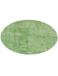 Grön Turkiet vintage matta  140 x 140 cm