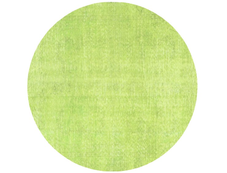 Grøn Tyrkiet Persisk Vintagetæppe 167 x 167 cm