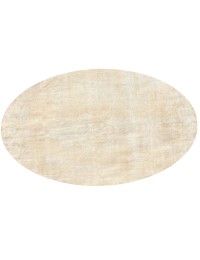 Beige Tyrkiet Vintagetæppe  160 x 160 cm