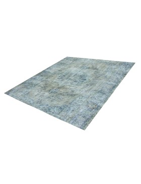 Vert Turc Tapis vintage  170 x 170 cm