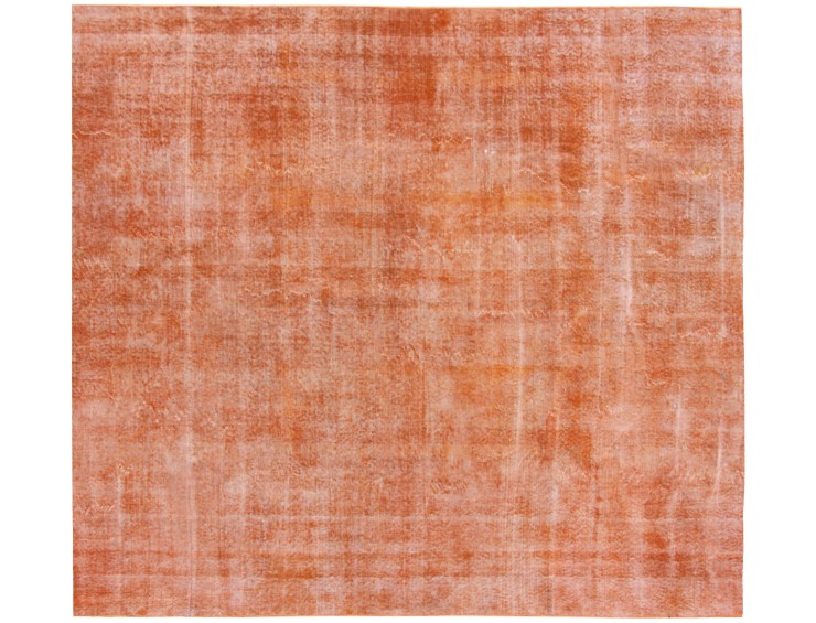 Orange Tyrkiet Persisk Vintagetæppe  251 x 251 cm