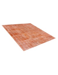 Orange Tyrkiet Persisk Vintagetæppe  251 x 251 cm