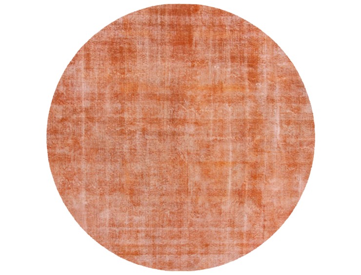Orange Tyrkiet Persisk Vintagetæppe  251 x 251 cm
