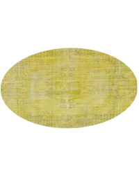 Yellow Turkey Persian Vintage Carpet 163 x 163 cm - view 1