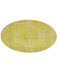 Yellow Turkey Persian Vintage Carpet 163 x 163 cm - view 3