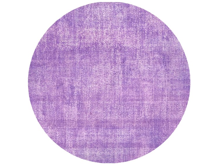 Lilla Tyrkiet Vintagetæppe  206 x 206 cm