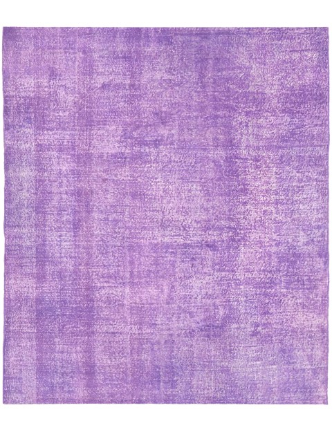 Lila Türkei Vintage Teppich 250 x 206 cm