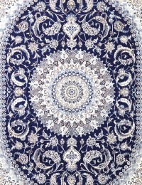 Blå persia Nain  485 x 384 cm