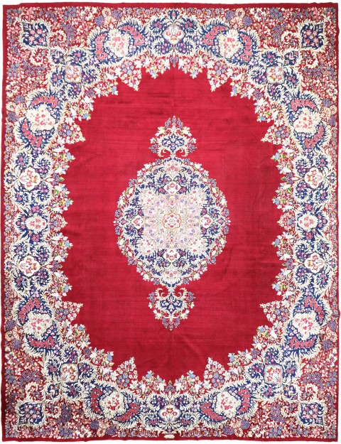 Rød Persia Kerman Patina  500 x 400 cm