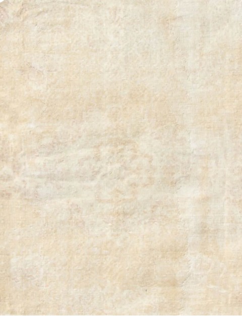 Beige Turkiet vintage matta  160 x 160 cm