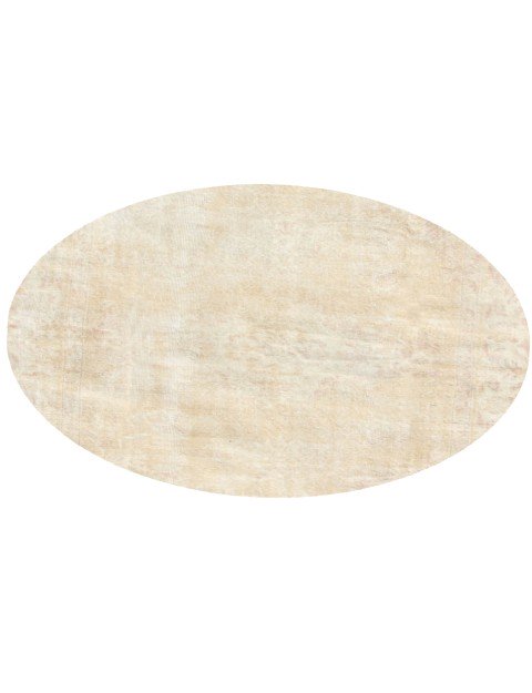 Beige Turkiet vintage matta  160 x 160 cm