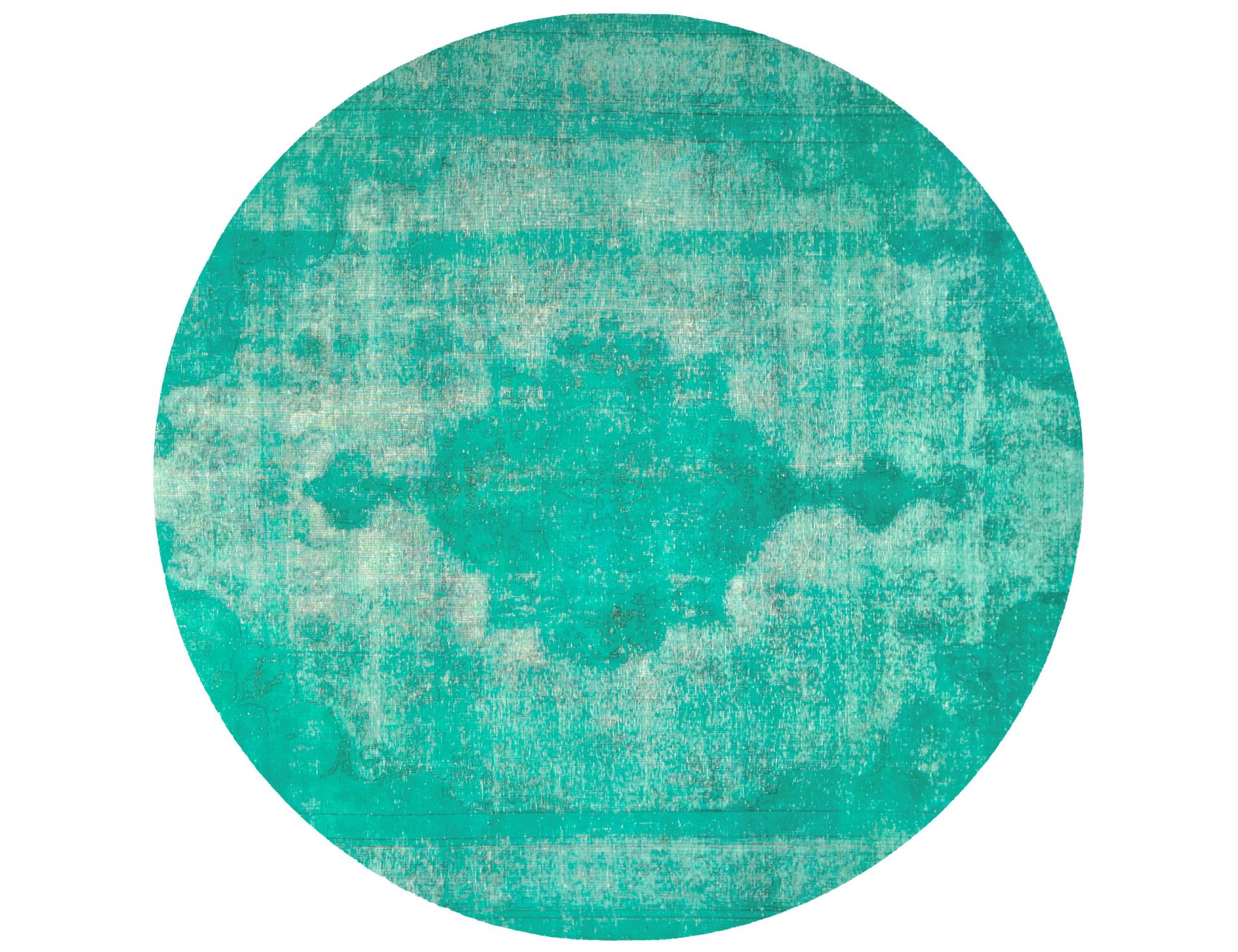 Tappeto vintage persiano  verde <br/>300 x 300 cm