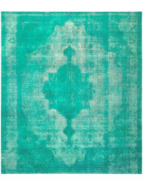 Tappeto vintage persiano 340 x 300 grønn