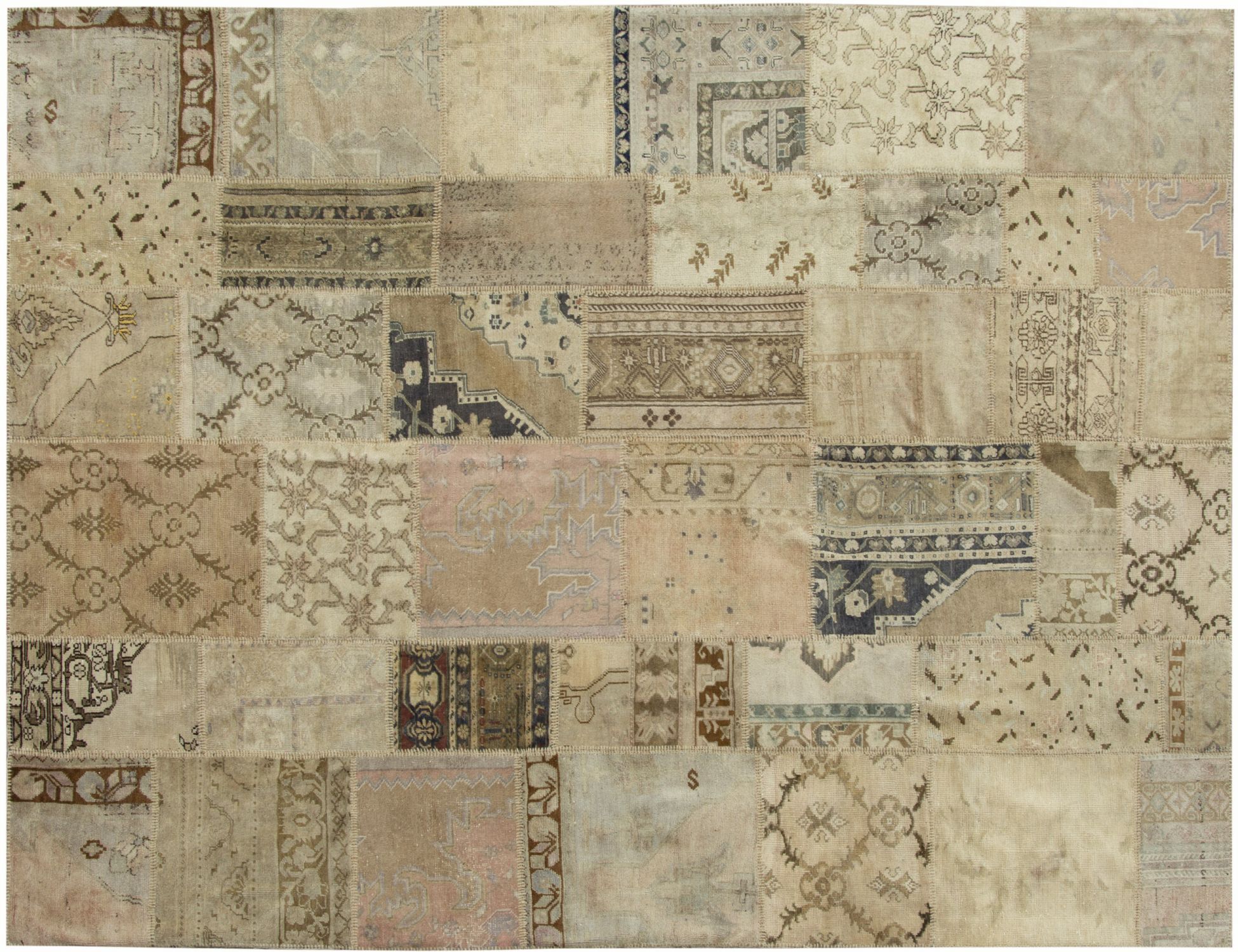 Patchwork Matta  beige <br/>354 x 254 cm