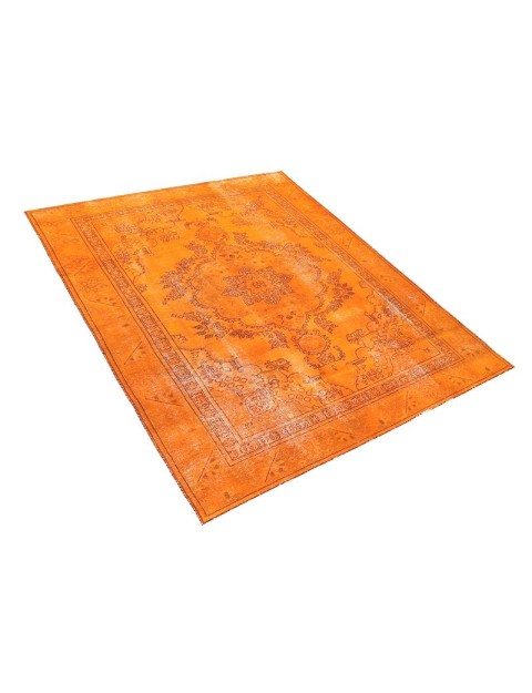 Orange Persan Tapis Persan vintage  278 x 178 cm