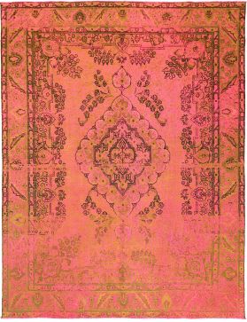 Perzisch Vintage Tapijt 382 x 290 roze