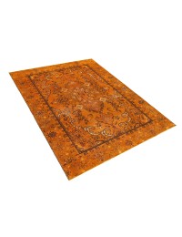 Orange Persien Persisk Vintagetæppe 290 x 179 cm - view 4