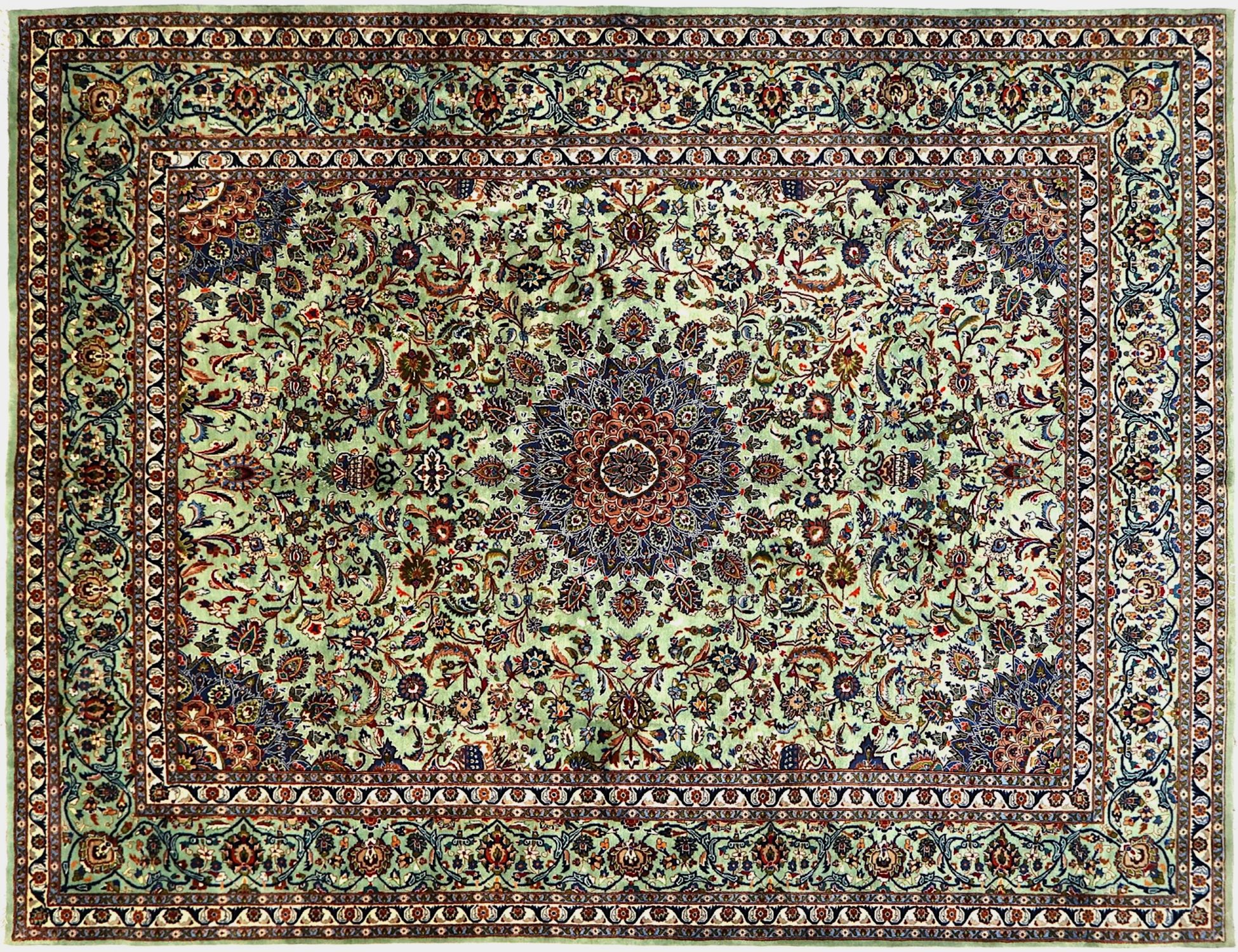 Persian Rug  green  <br/>398 x 304 cm