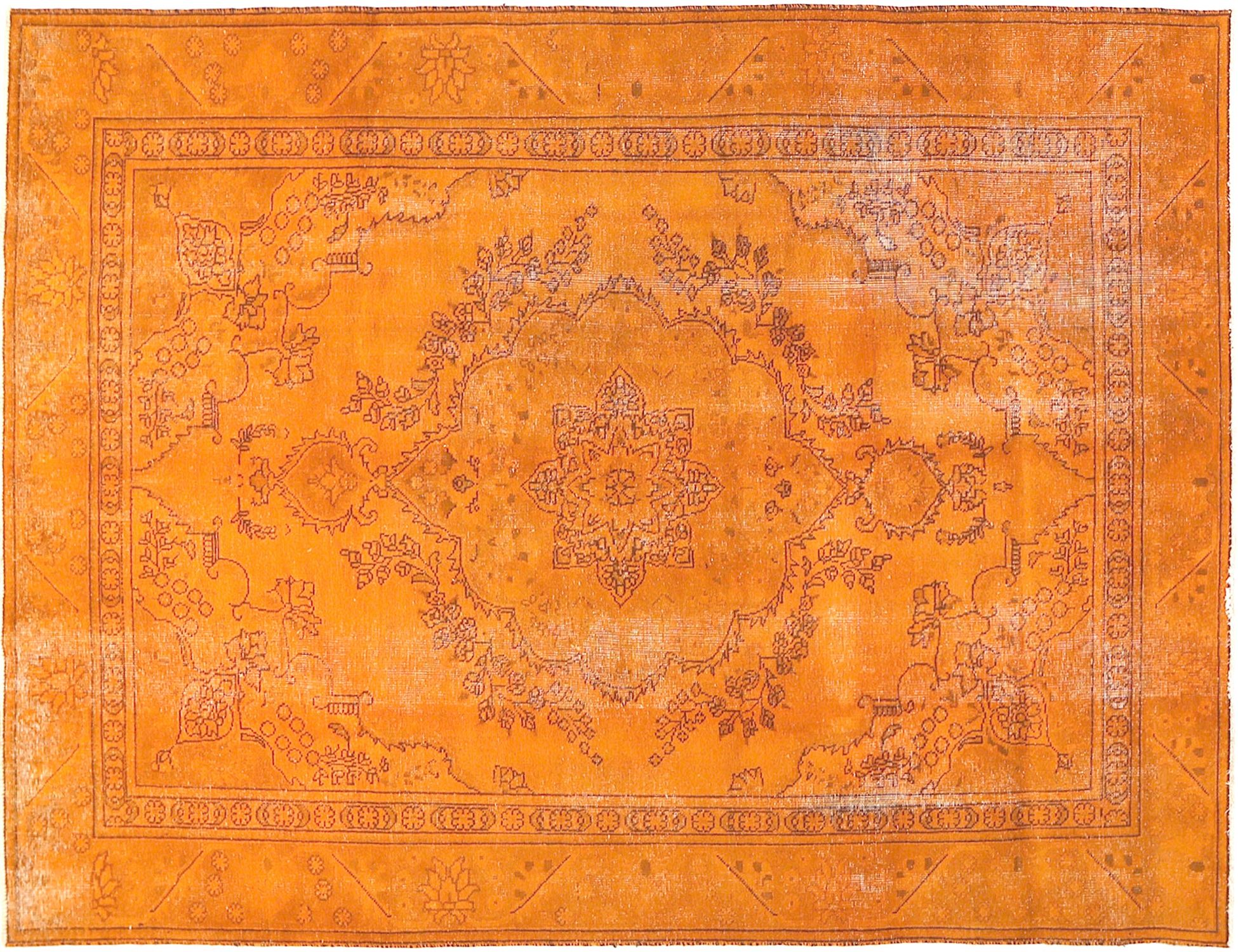 Tappeto vintage persiano  arancione <br/>278 x 178 cm