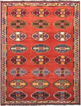 Rot Persien Perserteppich  277 x 155 cm