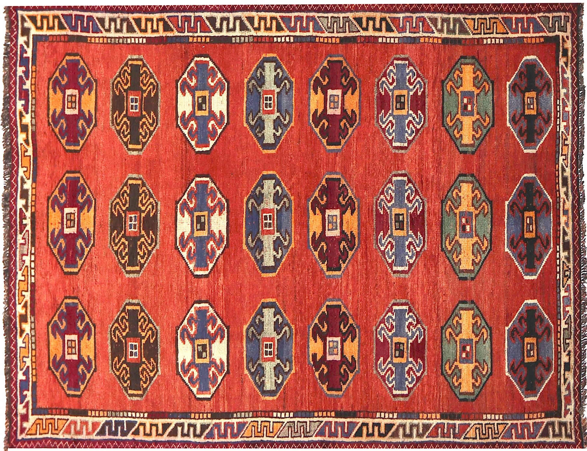 Tapis persan  rouge <br/>277 x 155 cm