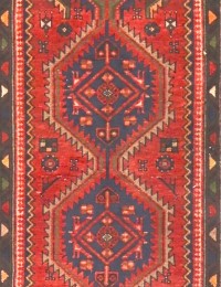 Rød persia Persisk teppe 198 x 69 cm - view 2