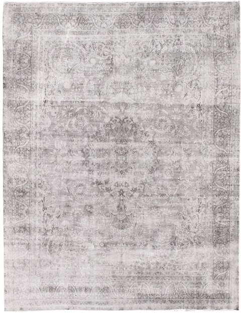 Grau Persien Persischer Vintage Teppich 400 x 325 cm