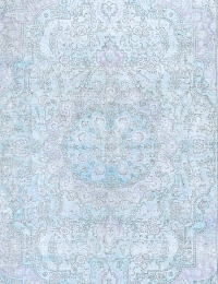 Blau Persien Persischer Vintage Teppich 338 x 241 cm - view 3