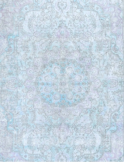 Bleu Persan Tapis Persan vintage 338 x 241 cm - view 3