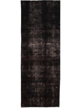 Black Persia Persian Vintage Carpet 290 x 102 cm